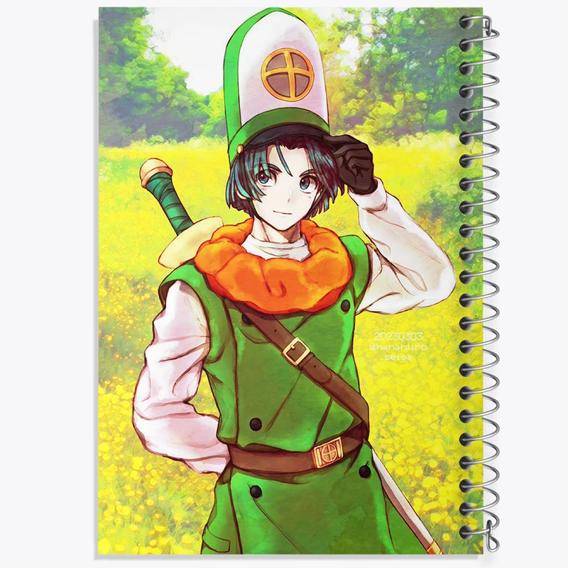 دفتر ژورنال نویسی 50 برگ خندالو مدل نقطه ای طرح بازی دراگون کوئست (Dragon Quest) کد 35259