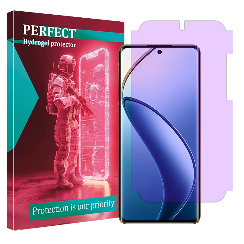 محافظ صفحه نمایش آنتی پرپل پرفکت مدل Eye Care مناسب برای گوشی موبایل ریلمی 12 Pro Plus