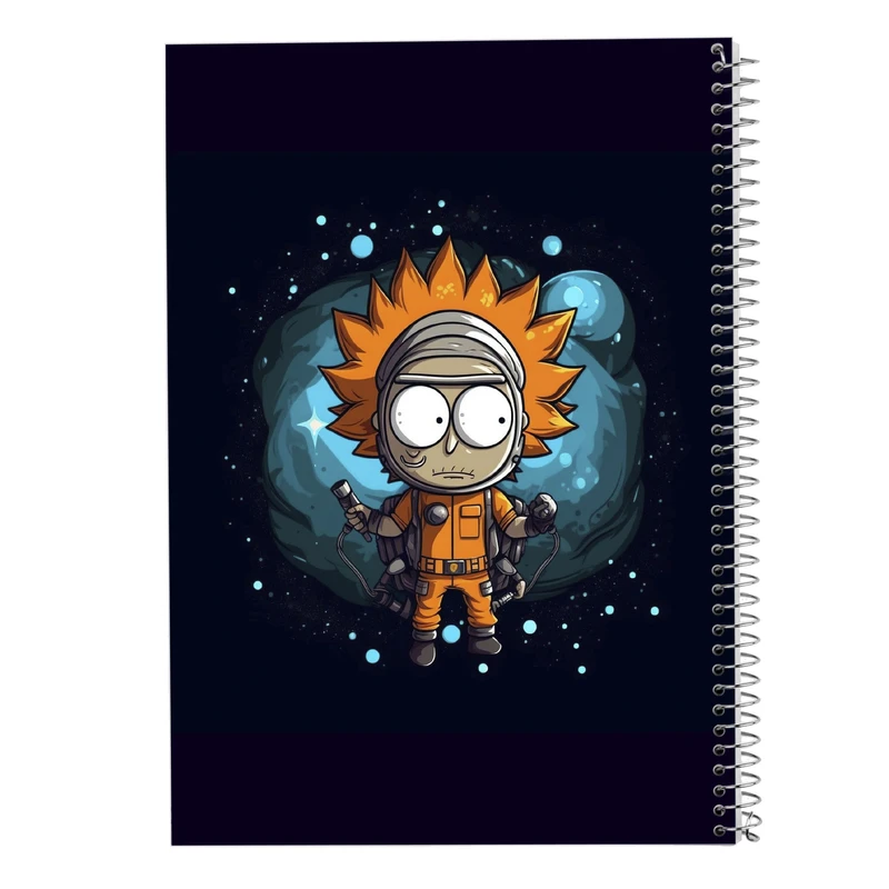 دفتر شطرنجی 50 برگ مدوپد مدل ریک اند مورتی rick&morty کد DF10811