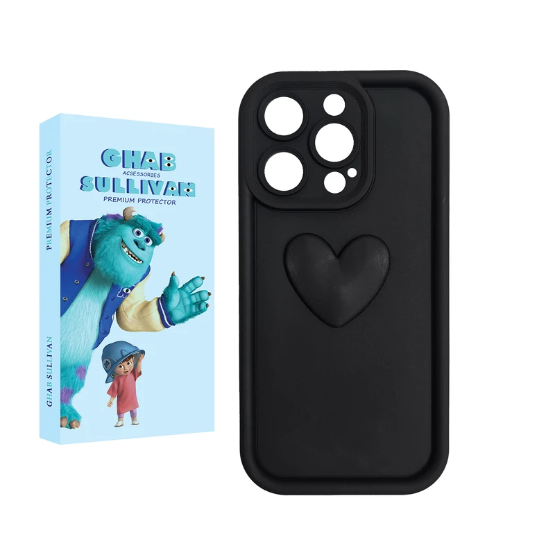 کاور قاب سالیوان مدل SOLID HEART مناسب برای گوشی موبایل اپل iPhone 15 Pro