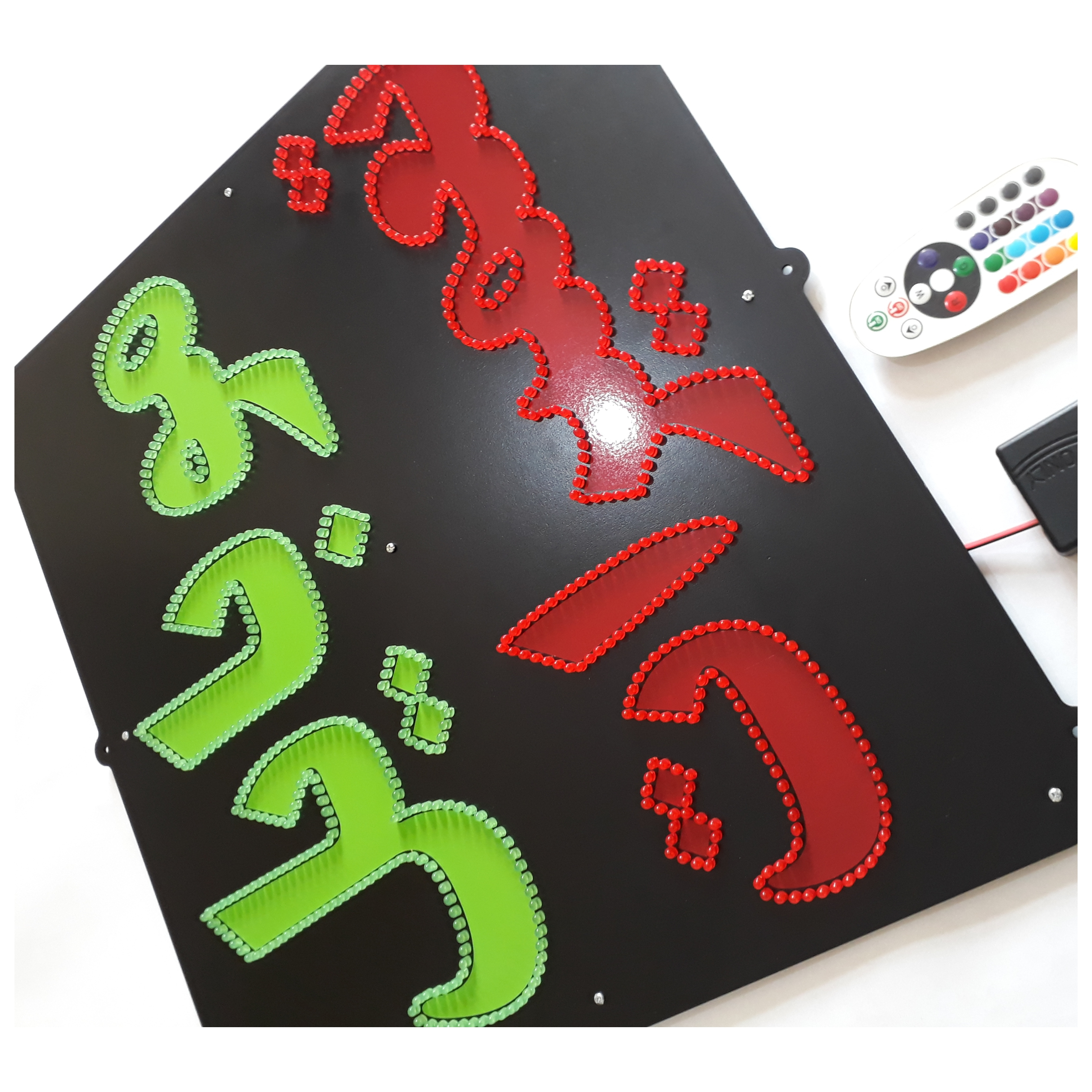 تابلو ال ای دی میشانه مدل موبایل تعمیرات کد 902 به همراه فلاشر و کنترل