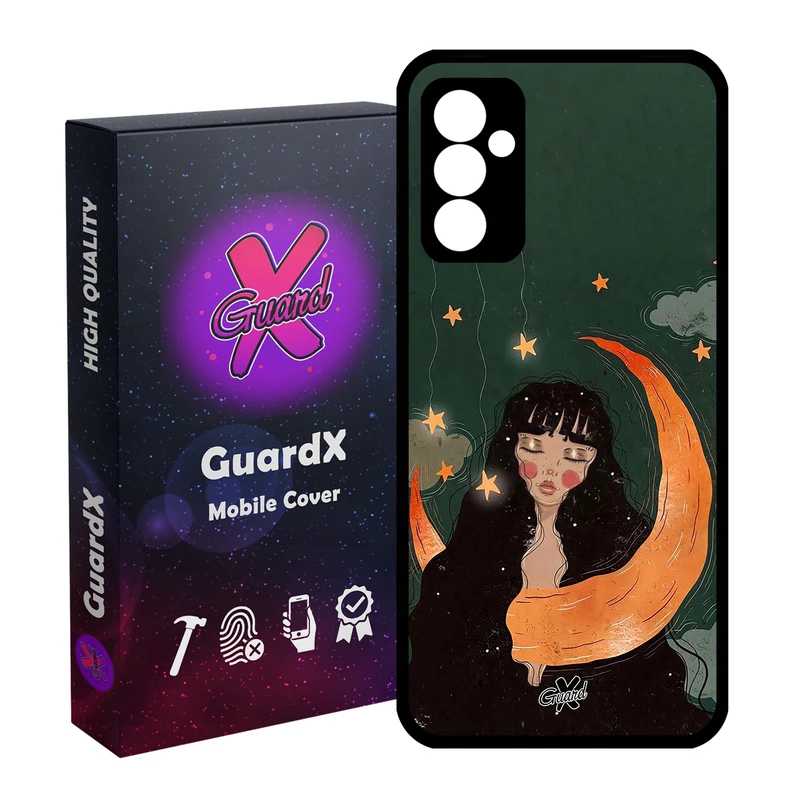 کاور گارد ایکس طرح دختر مدل Glass10532 مناسب برای گوشی موبایل سامسونگ Galaxy A55 / A55 5G