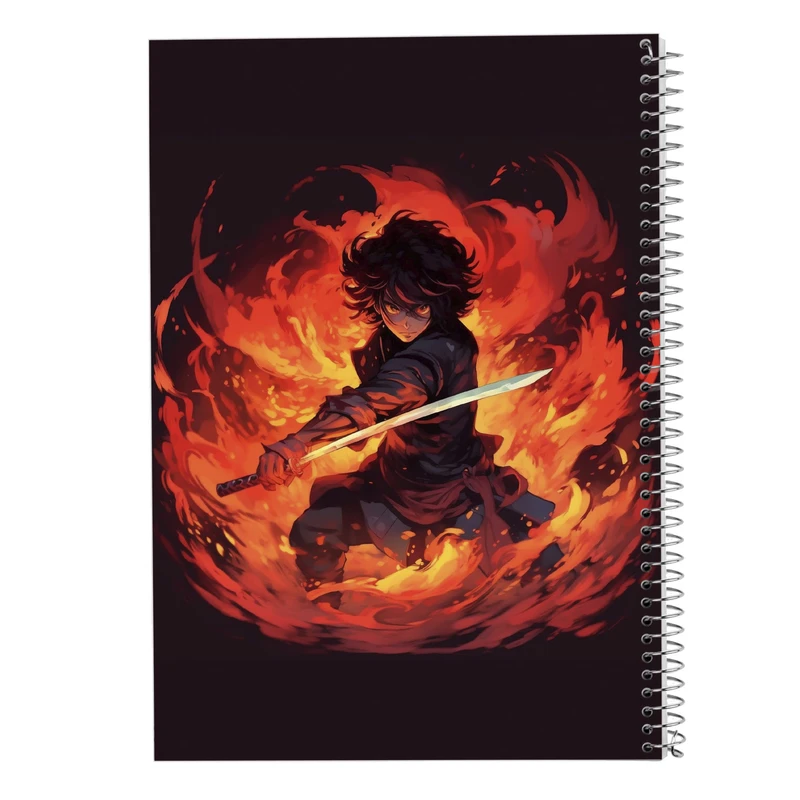 دفتر نت موسیقی 50 برگ مدوپد مدل Demon Slayer کد DF10544