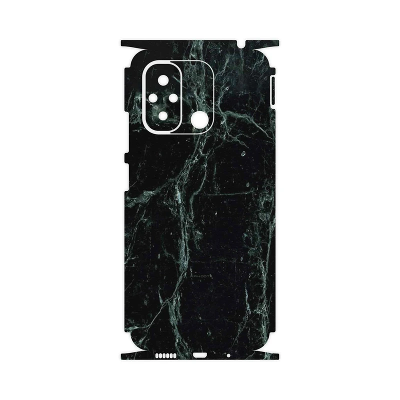 برچسب پوششی ماهوت مدل Graphite_Green_Marble-FullSkin مناسب برای گوشی موبایل شیائومی Redmi 12C