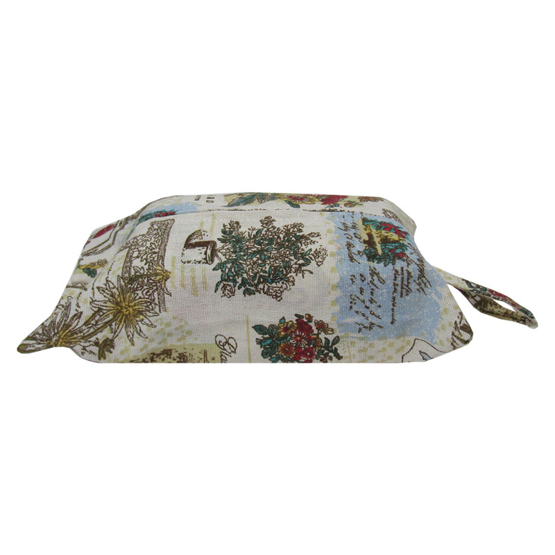 جای دستمال کاغذی هوم اند لایف مدل مارین جعبه ای طرح گل و پروانه