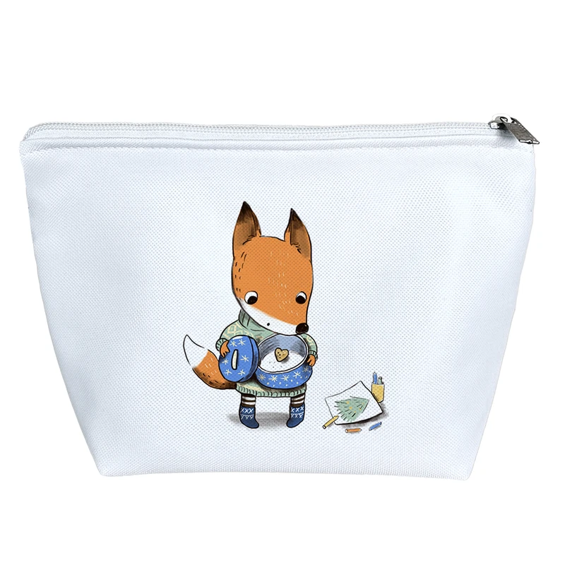 کیف لوازم آرایش دخترانه خندالو مدل روباه کد H1776