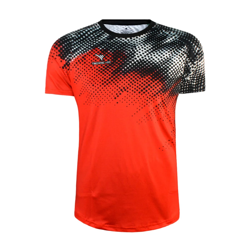 تی‌شرت ورزشی آستین کوتاه مردانه تکنیک+07 مدل TS-153-GR-ME