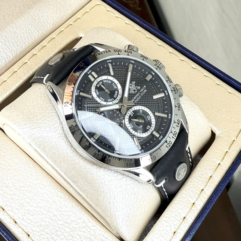 ساعت مچی عقربه‌ای مردانه کوارتز کورنوگراف بورلی هیلز پولو کلاب مدل BP3659X.351