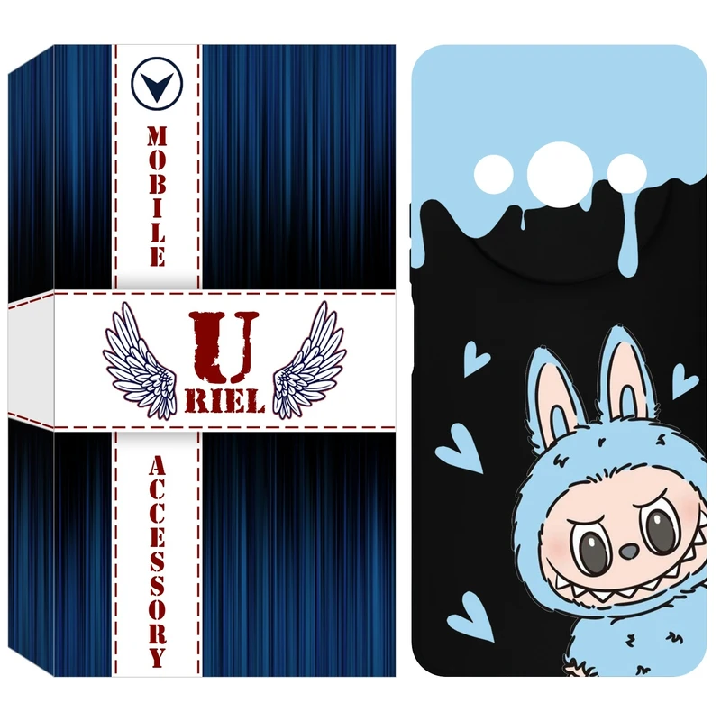 کاور یوریل قاب مدل KSH کد 131 طرح عروسک لبوبو مناسب برای گوشی موبایل شیائومی Redmi A3 / A3x