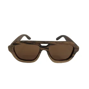 عینک آفتابی فرم خاص مدل چوبی