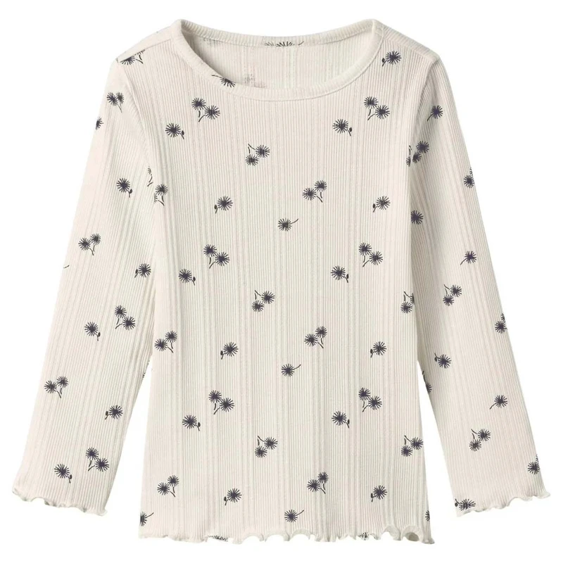 بلوز آستین بلند یقه گرد دخترانه لوپیلو مدل 21339435