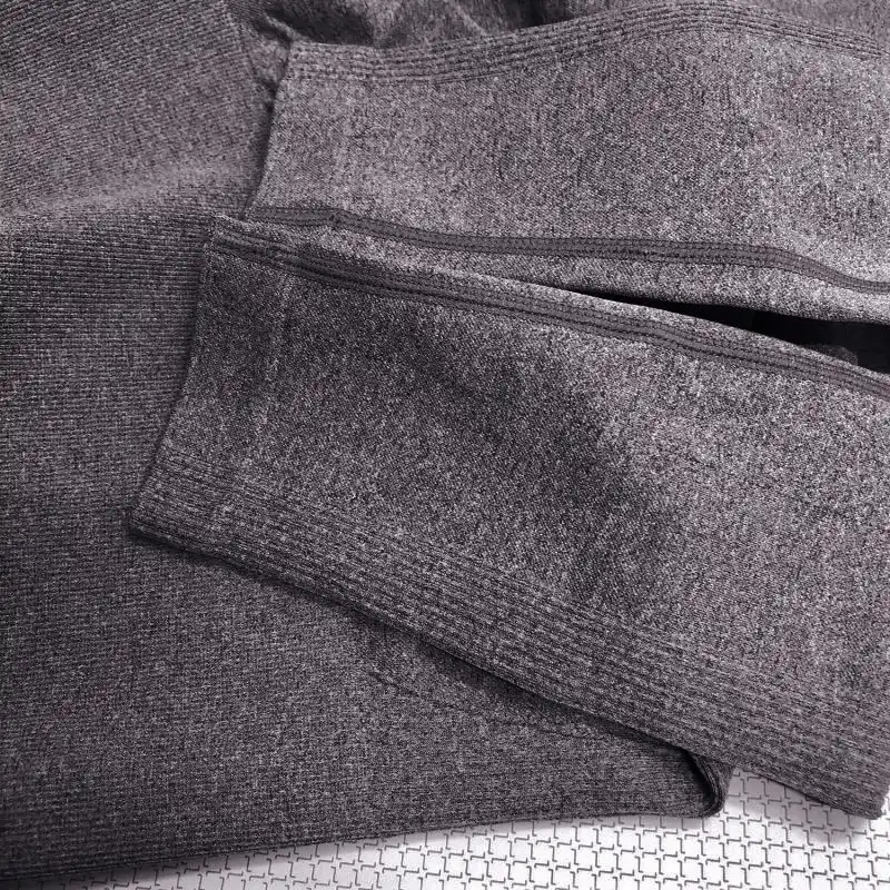 لگینگ ورزشی زنانه مدل پشت چین دار سیملس کد 55555 رنگ مشکی