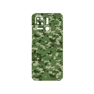 MAHOOT Army_Green_Pixel Cover Sticker for Xiaomi Redmi 10 Power