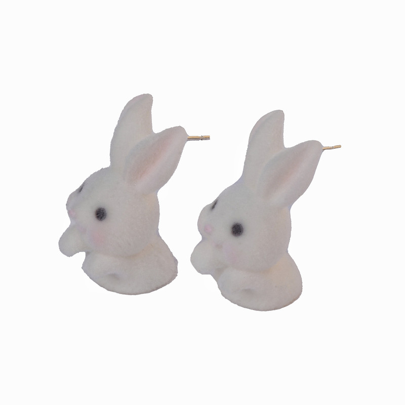 گوشواره دخترانه مدل عروسکی خرگوشی کد CR3