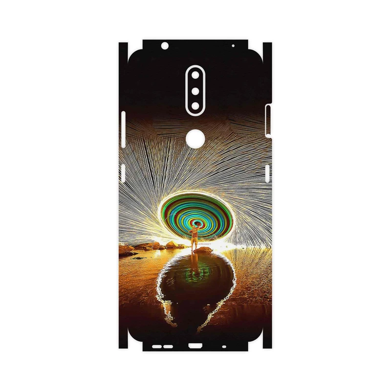 برچسب پوششی ماهوت مدل Night Light Fountain-FullSkin مناسب برای گوشی موبایل نوکیا 2.4