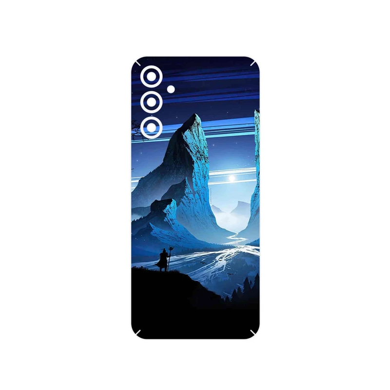 برچسب پوششی ماهوت مدل Blue Mountains Digital Art مناسب برای گوشی موبایل سامسونگ Galaxy M14