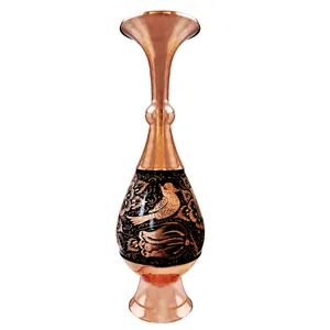 گلدان مسی مدل الماس تراش کد JR30