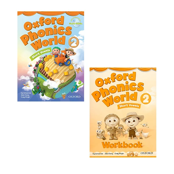 کتاب Oxford Phonics World 2 اثر جمعی از نویسندگان انتشارات آکسفورد 2 جلدی