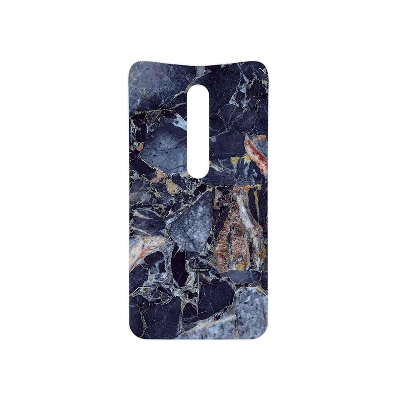 برچسب پوششی ماهوت مدل Broken black marble مناسب برای گوشی موبایل موتورولا Moto X Style