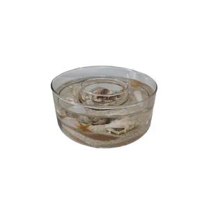 شمع دو جداره جاودان طرح آکواریومی مدل دریا