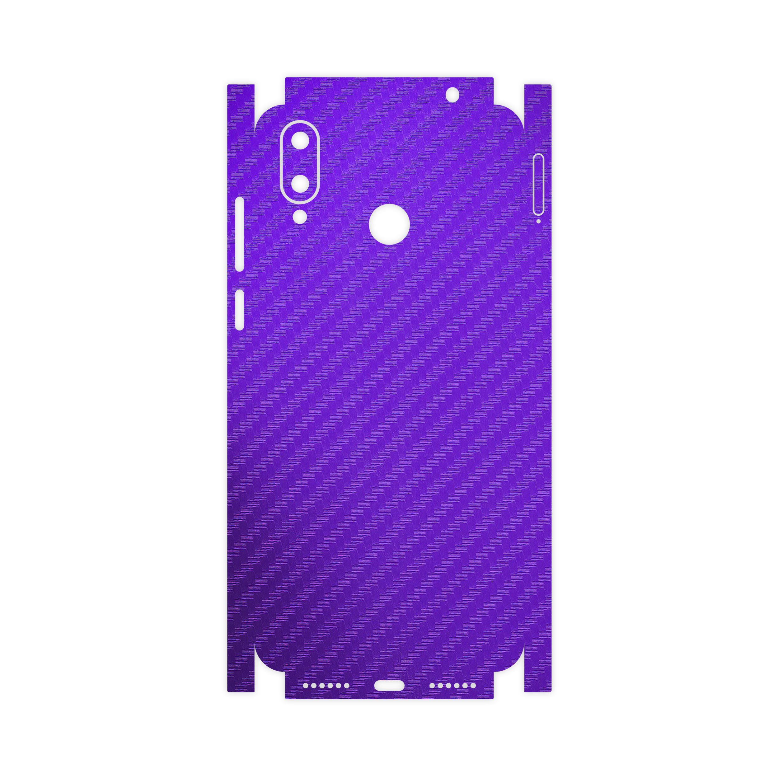 برچسب پوششی ماهوت مدل Purple-Fiber-FullSkin مناسب برای گوشی موبایل جی پلاس Q10