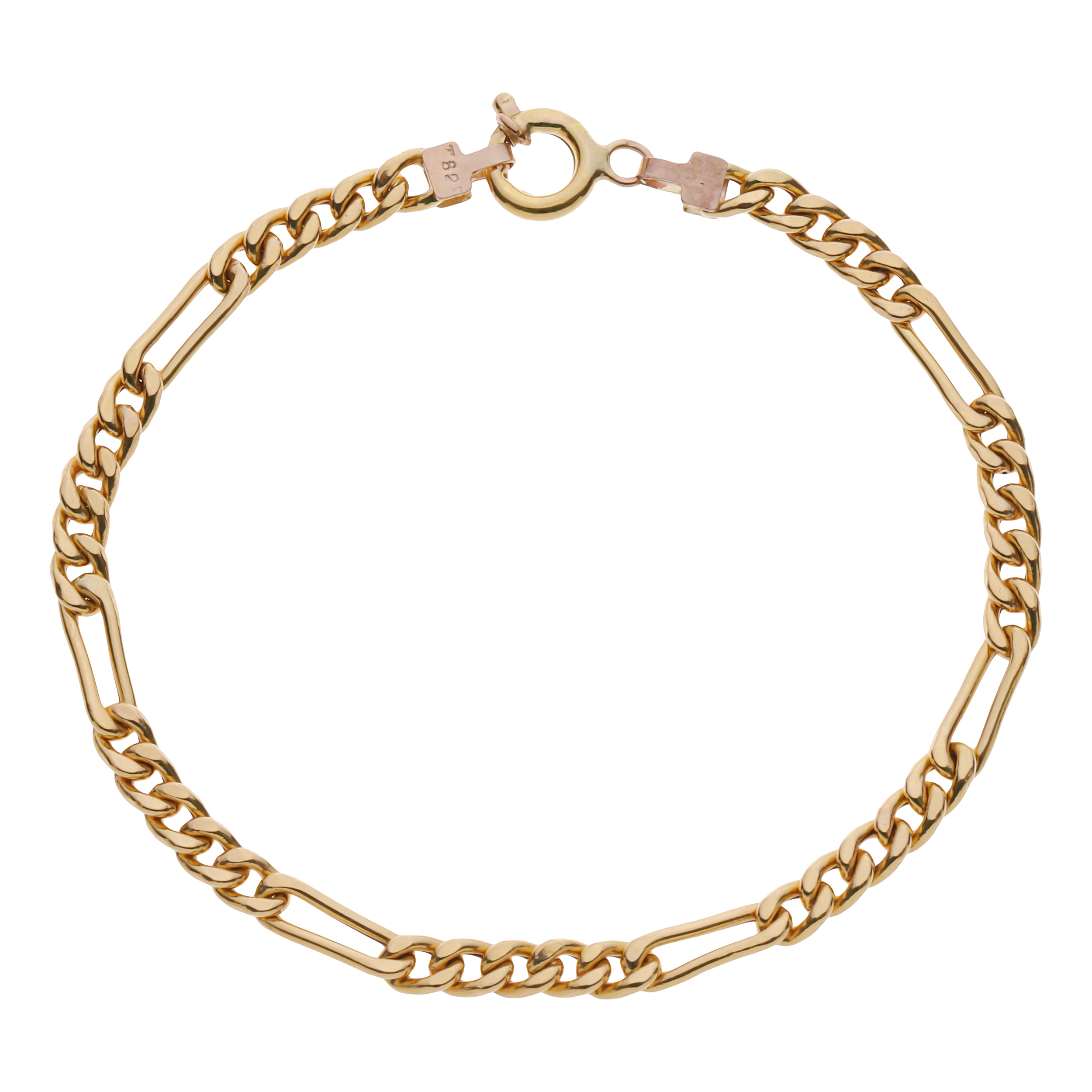 دستبند طلا 18 عیار زنانه طلای مستجابی مدل 40174