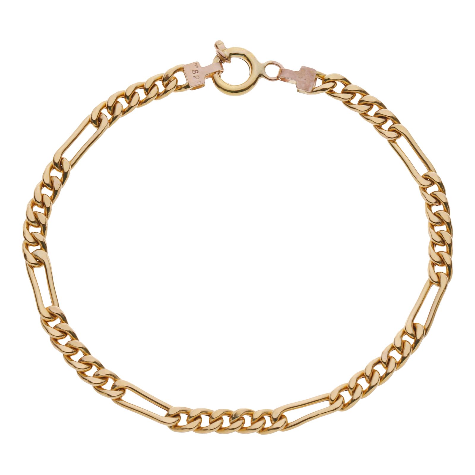دستبند طلا 18 عیار زنانه طلای مستجابی مدل 40174 -  - 1