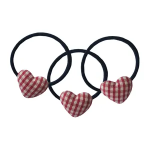 کش مو دخترانه قلبی کد 170109 بسته سه عددی