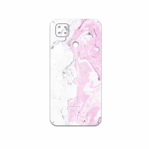 MAHOOT Blanco-Pink-Marble Cover Sticker for Xiaomi Poco C31