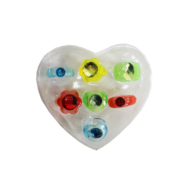 انگشتر دخترانه مدل 09-15 مجموعه 7 عددی انگشتر دخترانه مدل 09-15 مجموعه 7 عددی