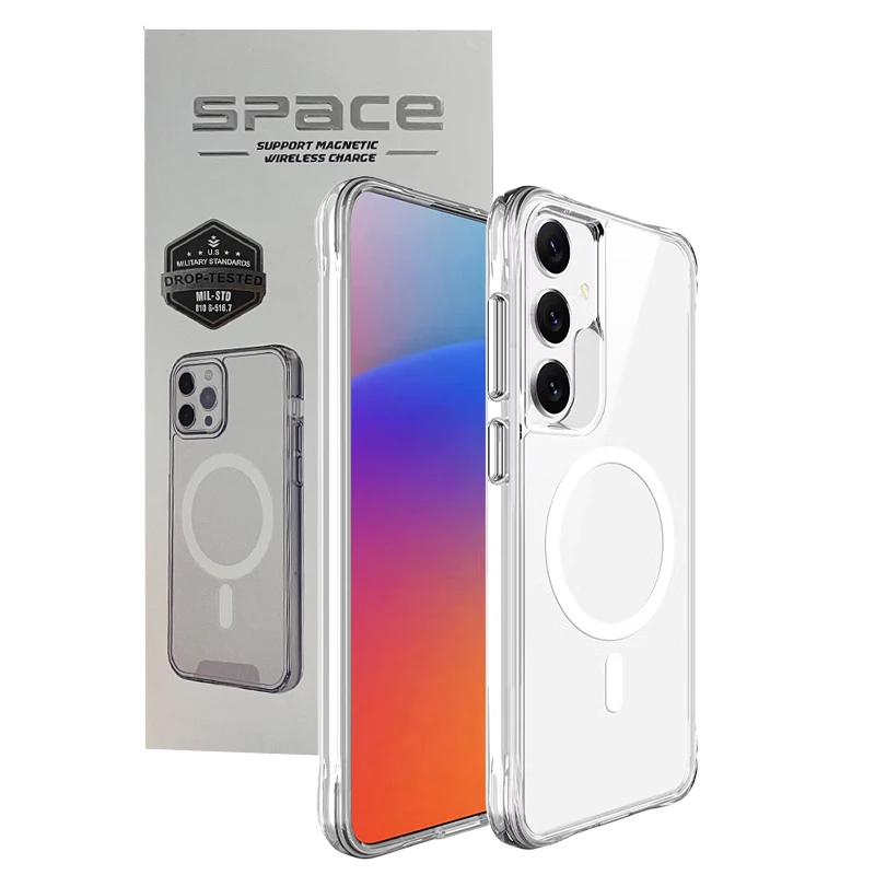 کاور اسپیس مدل MAGSAFE مناسب برای گوشی موبایل سامسونگ GALAXY S25 PLUS