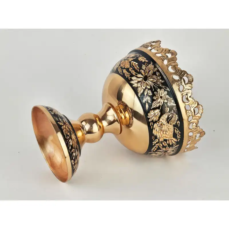 آجیل خوری مسی  مدل الماس تراش کد 16