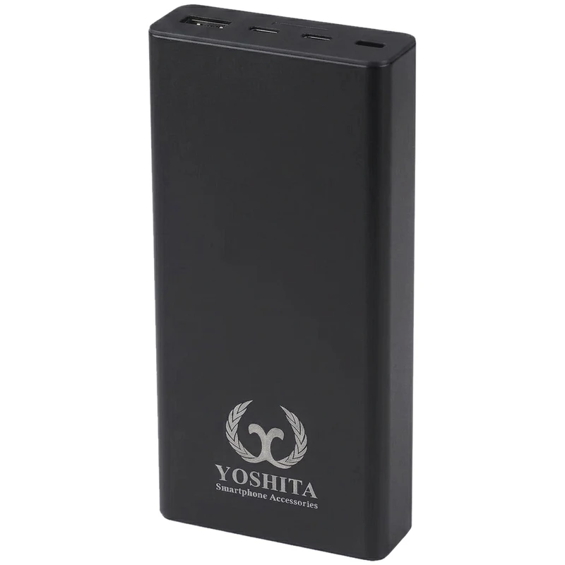 پاوربانک 30 وات یوشیتا مدل YP-001 ظرفیت 20000 میلی‌آمپر‌ساعت به همراه یک عدد کابل USB-A به USB-C