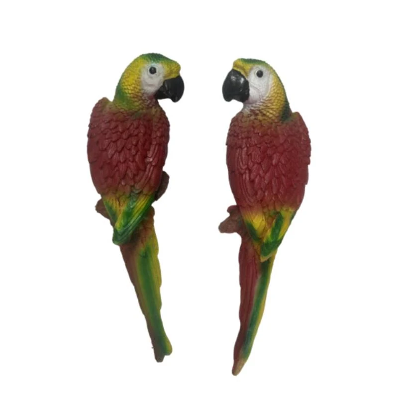 مجسمه دنیا دکوری سرمد مدل طوطی دیواری کد 1مجموعه 2 عددی