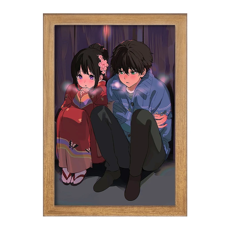 تابلو خندالو مدل اورکی و چیتاندا انیمه هیوکا Hyouka  کد 17095