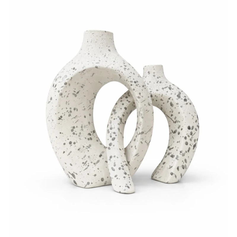 گلدان دکوری مدل Delbar کد d1 بسته دو عددی