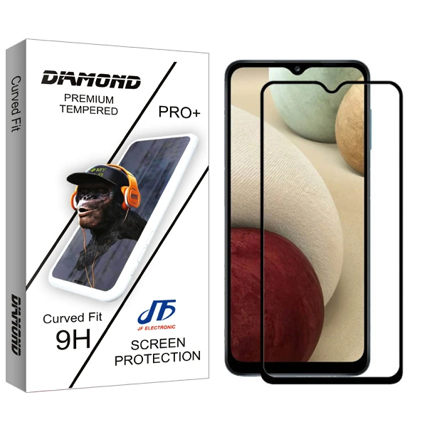 محافظ صفحه نمایش جی اف مدل Diamond glass مناسب برای گوشی موبایل سامسونگ Galaxy A12/ A32 / A42/ A02