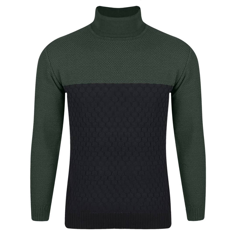 پلیور یقه اسکی مردانه مدل استرج 01