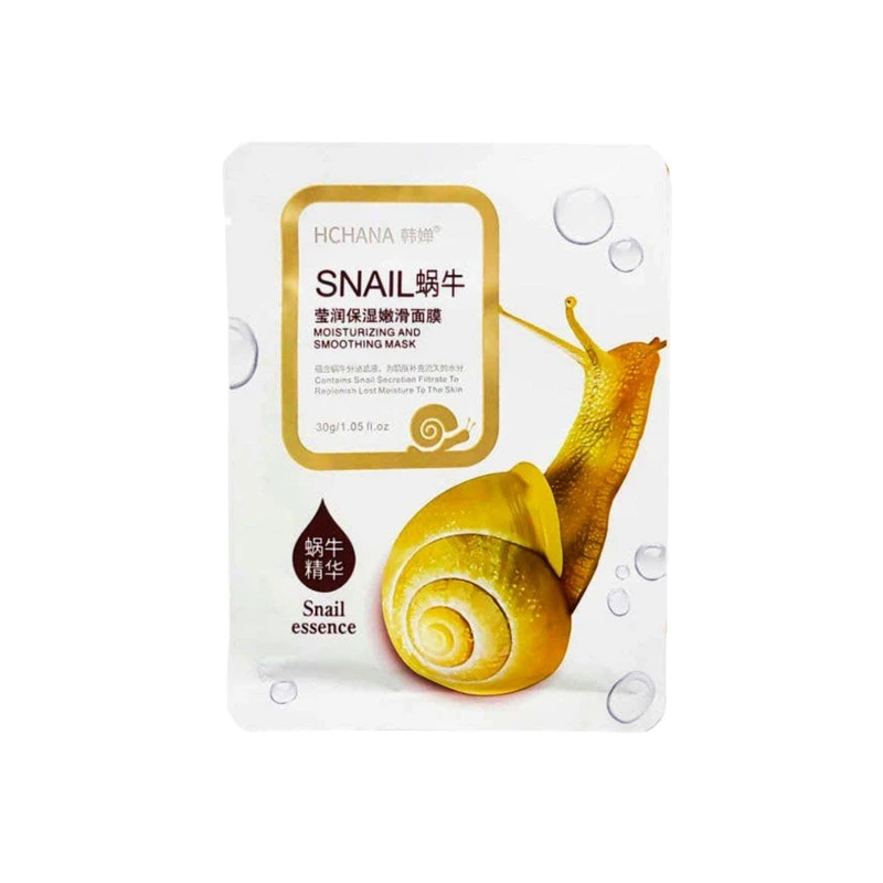 ماسک صورت هاچانا مدل snail وزن 30 گرم