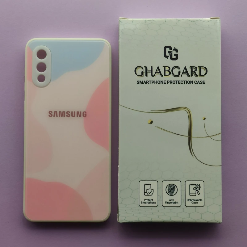 کاور قاب گارد مدل پشت گلس فانتزی مناسب برای گوشی موبایل سامسونگ Galaxy A02/ M02