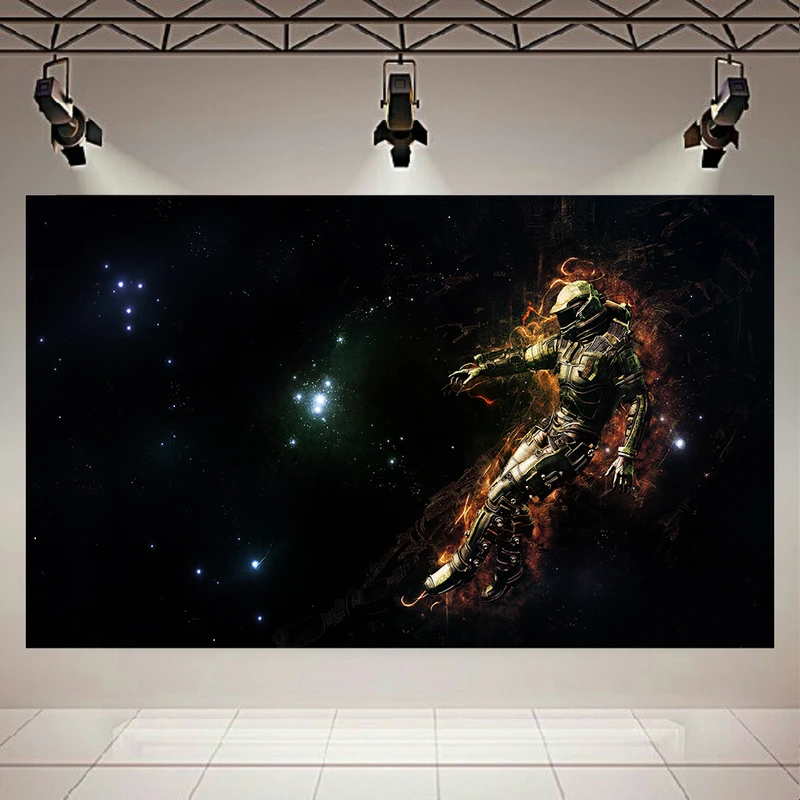 پوستر طرح کهکشان و ستارگان مدل فضانورد کد AR24860