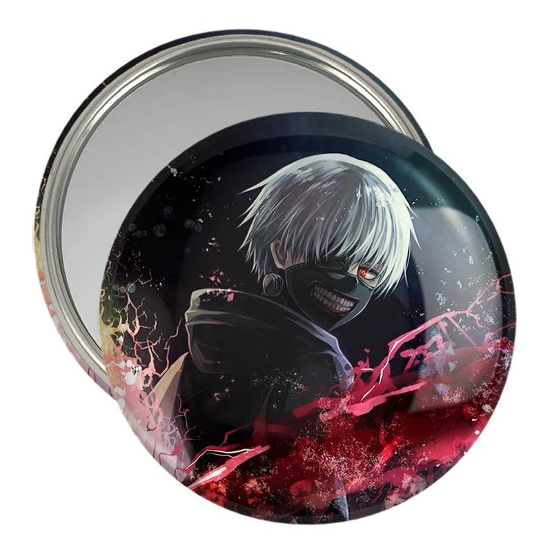آینه جیبی خندالو مدل کانکی کن انیمه توکیو غول Tokyo Ghoul  کد 11891