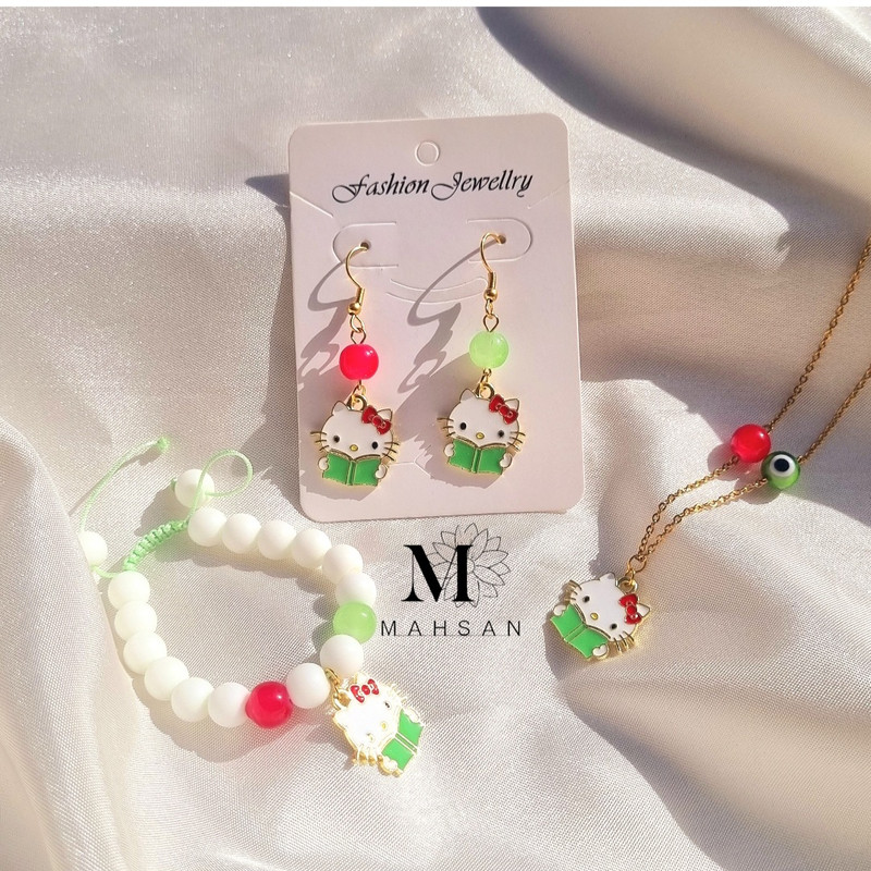 نیم ست دخترانه مدل کیتی چشم نظر و کتاب نیم ست دخترانه مدل کیتی چشم نظر و کتاب