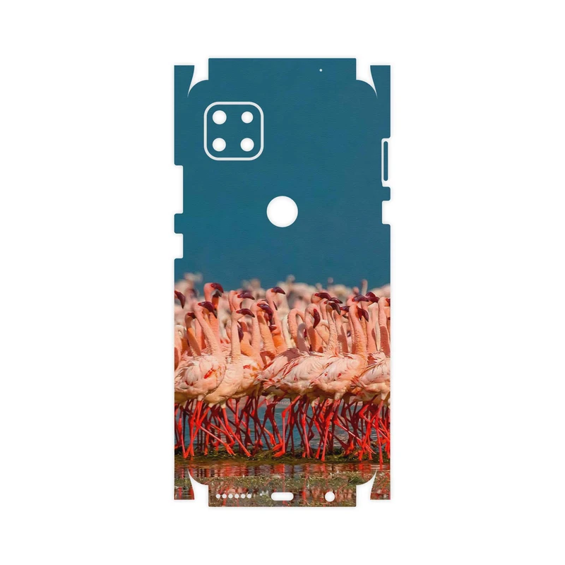 برچسب پوششی ماهوت مدل Flamingo-FullSkin مناسب برای گوشی موبایل موتورولا MOTO G 5G