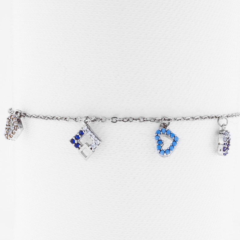 پابند نقره زنانه مدل PB1001