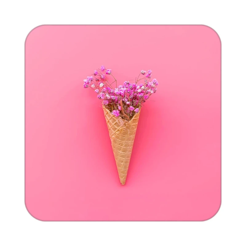 زیر لیوانی کاکتی طرح گل مدل mp19492