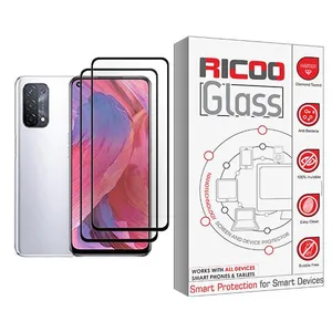 Ricoo Ricoo Glass MIX002 Screen Protector For Oppo A74 5G Pack Of 2