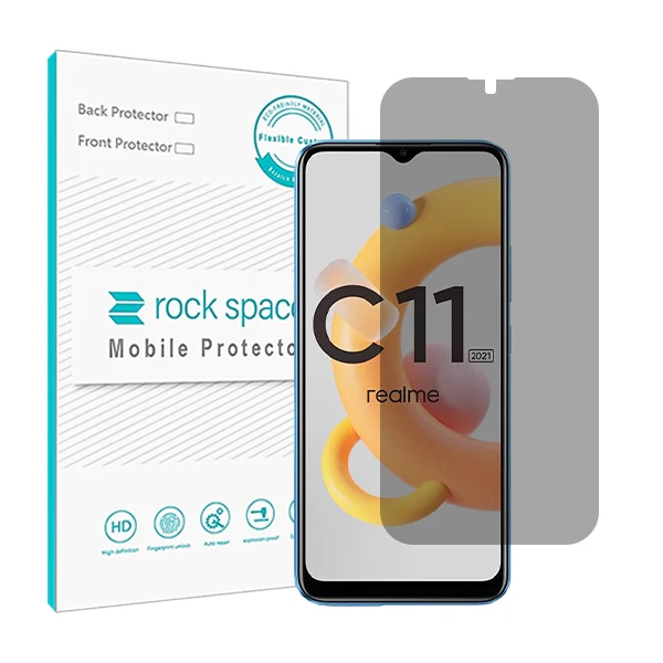 محافظ صفحه نمایش پرایوسی راک اسپیس مدل HyPRV مناسب برای گوشی موبایل ریلمی C11 (2021)