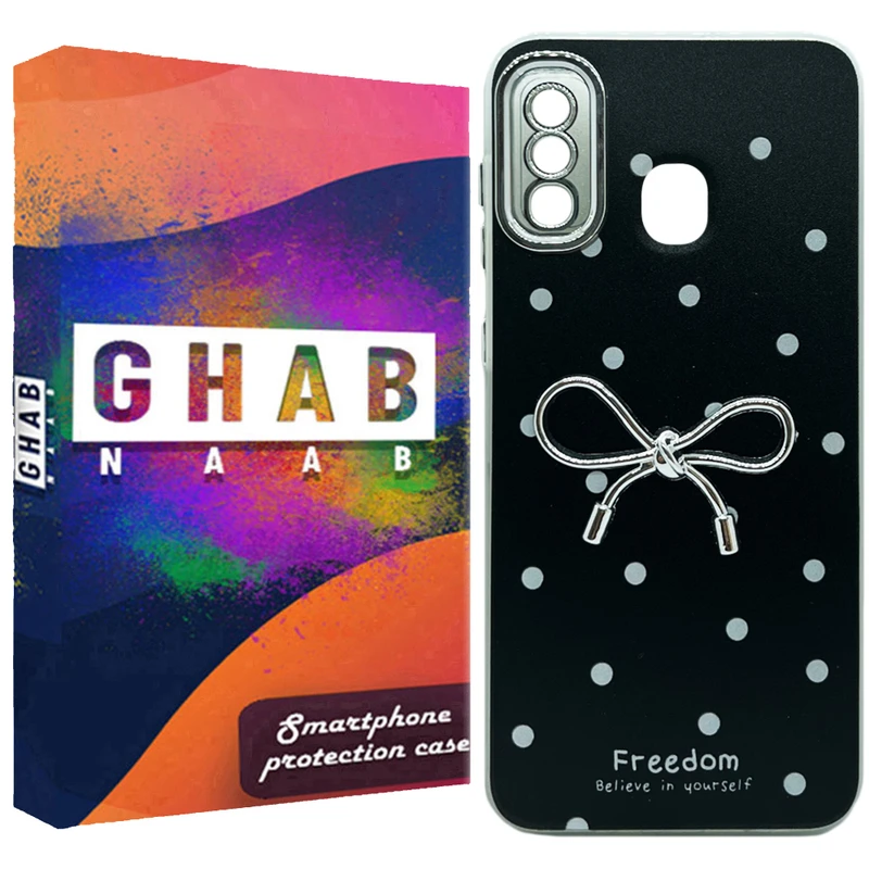 کاور قاب ناب مدل فانتزی دخترانه طرح خال خالی مناسب برای گوشی موبایل سامسونگ Galaxy A20 / A30