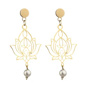 گوشواره طلا 18 عیار زنانه نیوانی مدل EA040